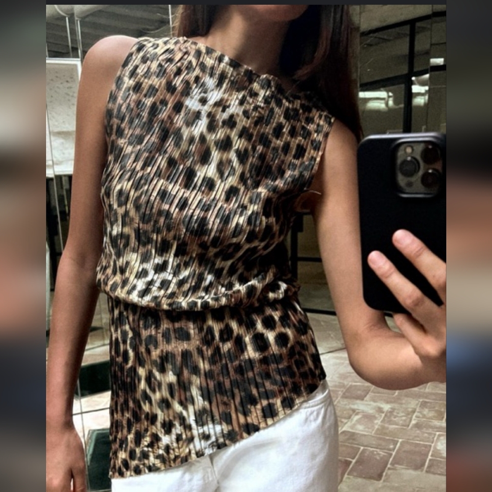 Zara Leopard Print Tank Top